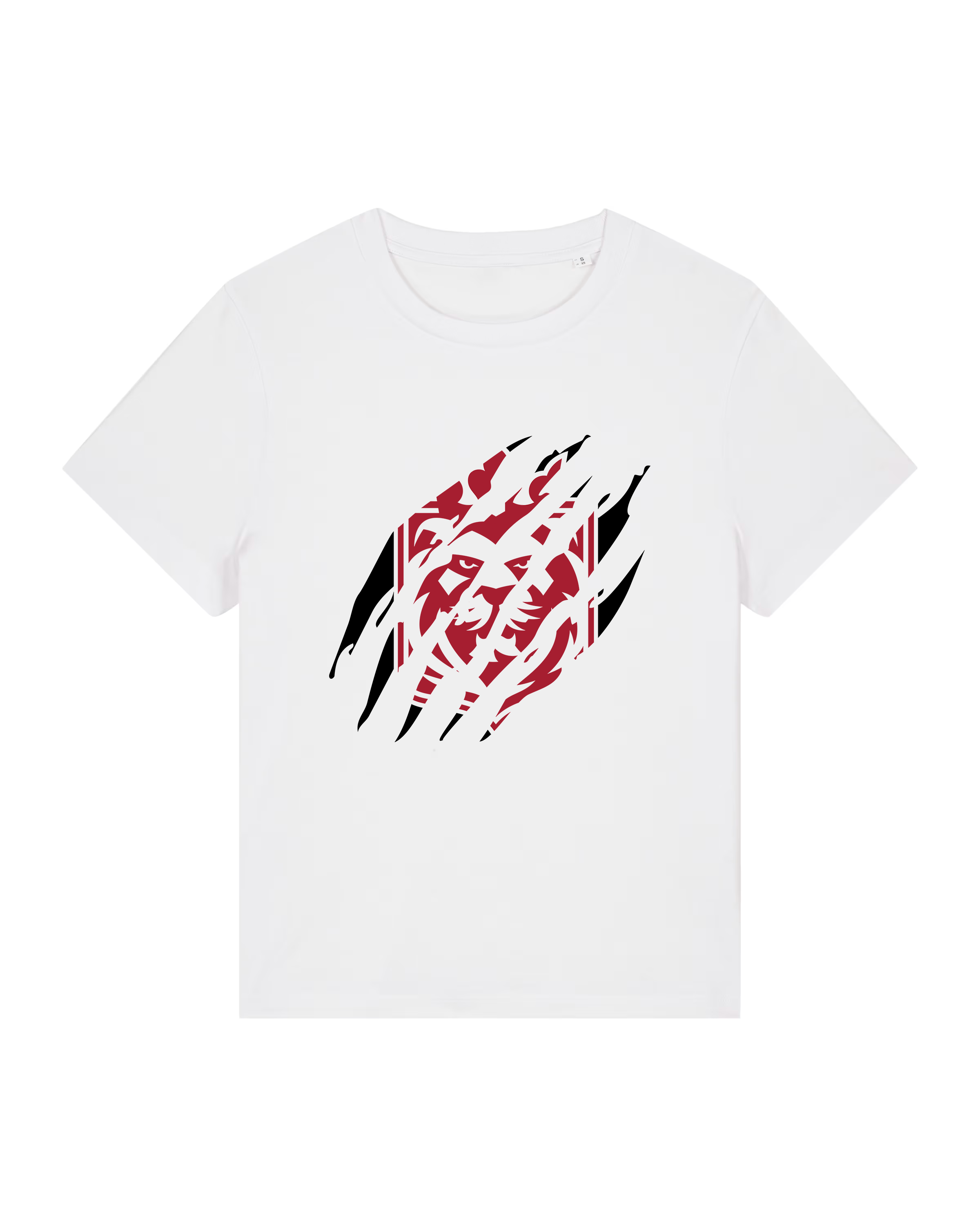 Lions Scratch Womens White T-Shirt