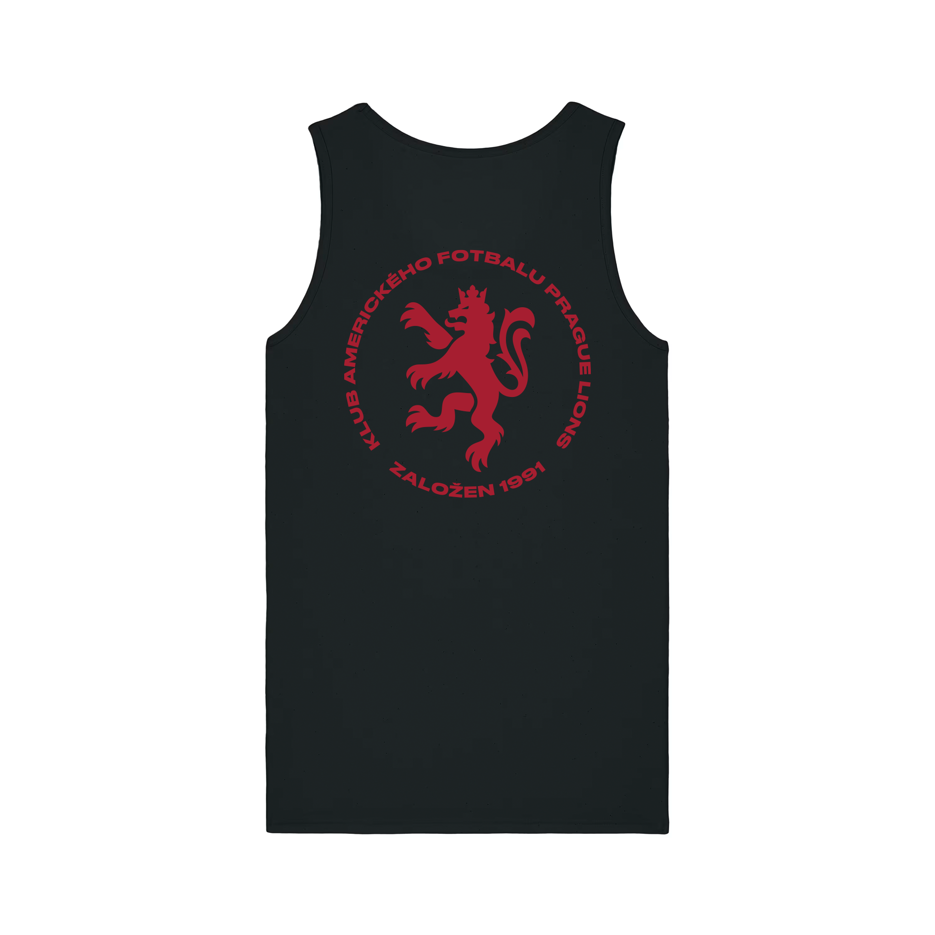 Czech Lion Black Tank Top