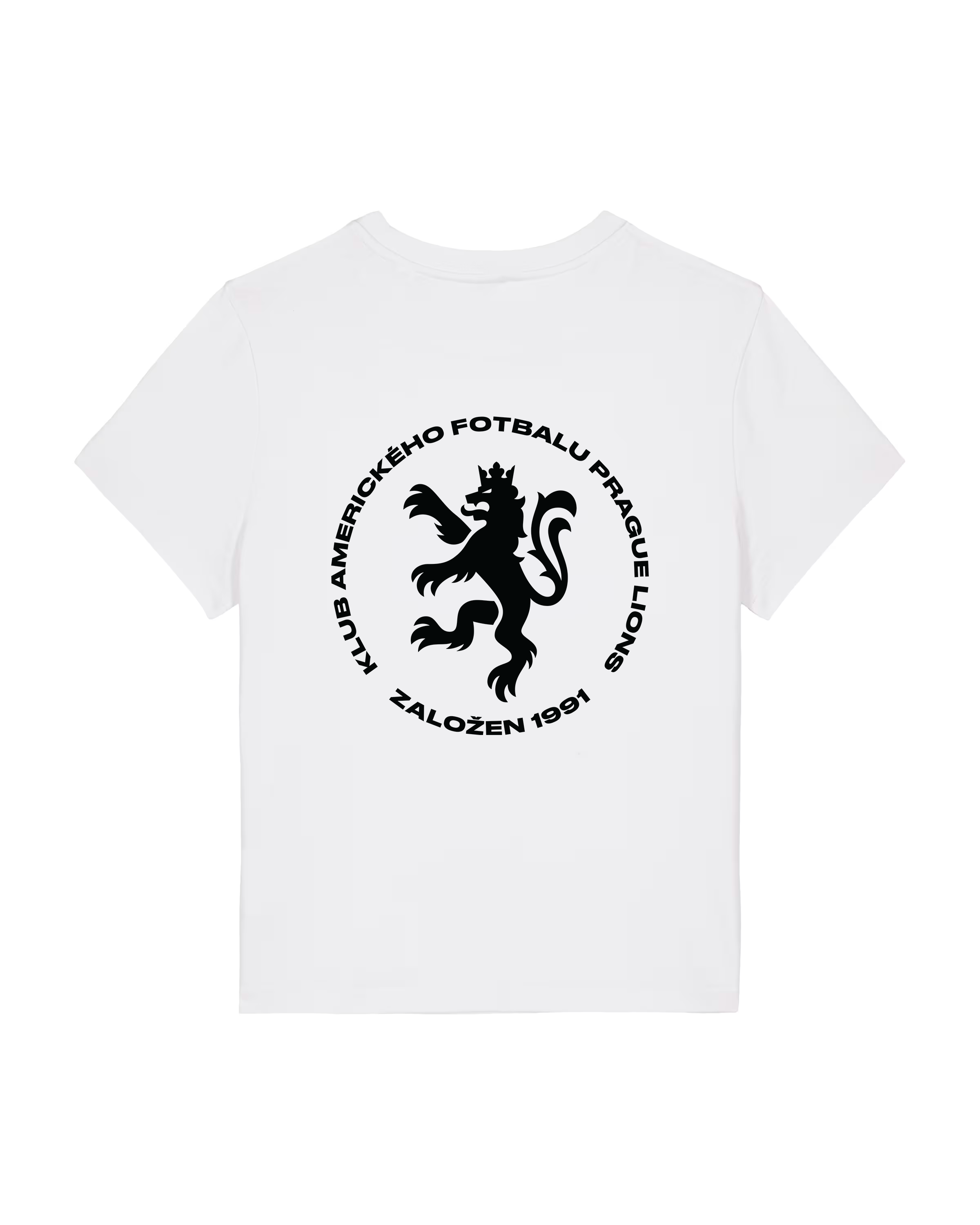 Czech Lion Womens White T-Shirt